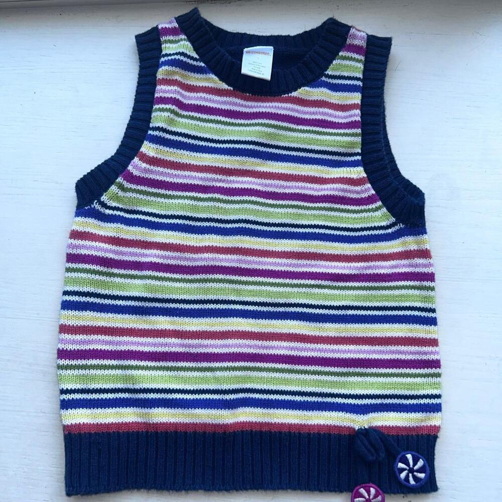 Vintage gymboree size 5 Candy Sweater Vest y2k‎